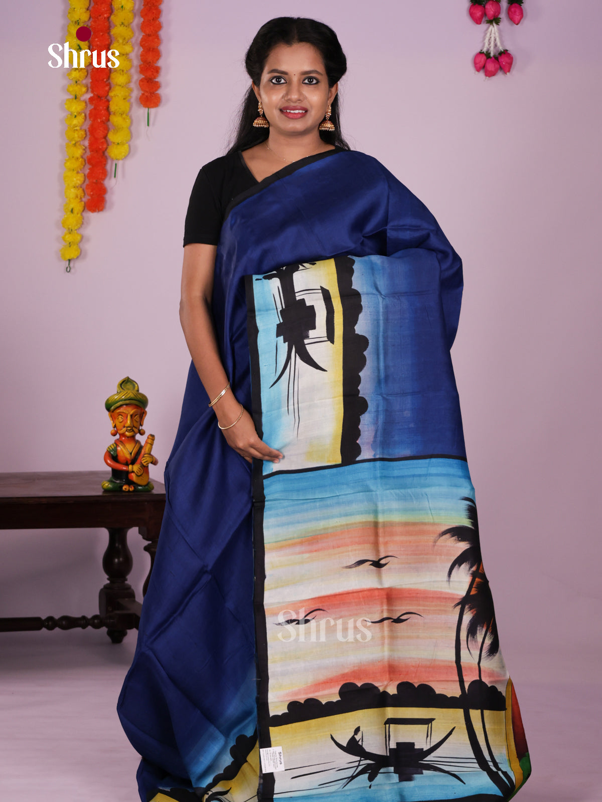 DIS24055 - Tussar Saree - Shop on Shrus.com