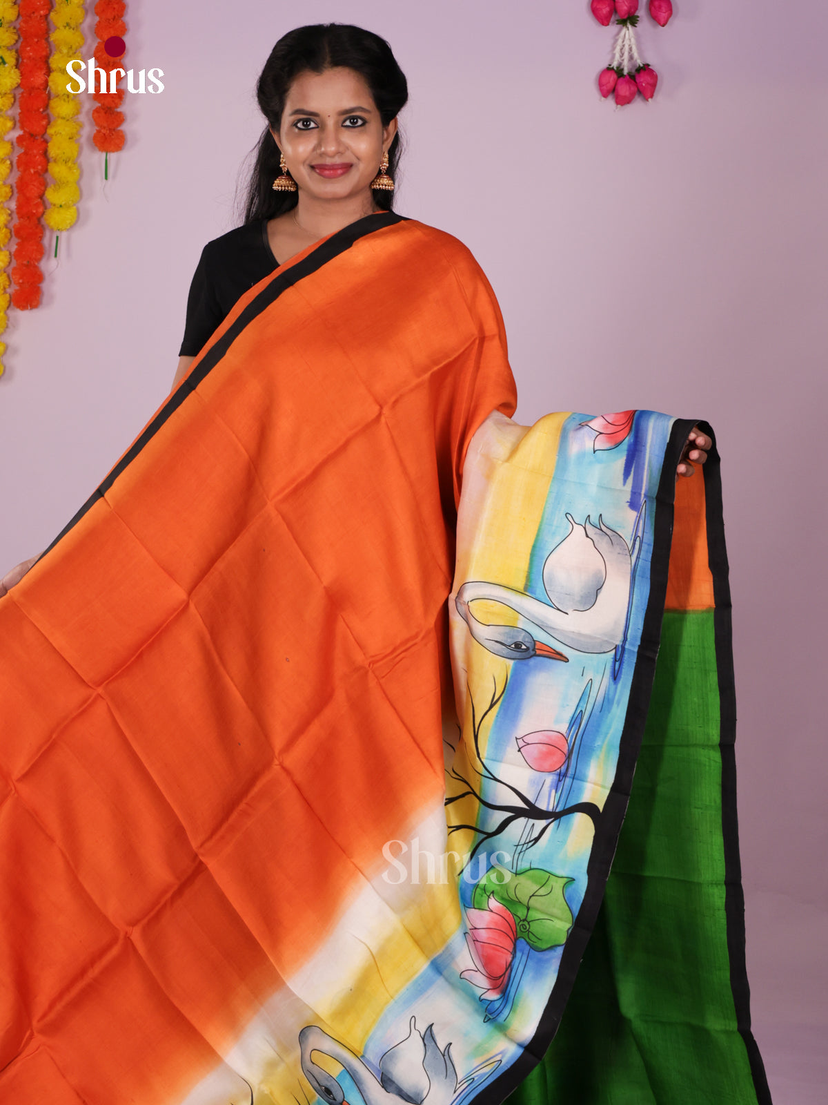 DIS24058 - Tussar Saree - Shop on Shrus.com