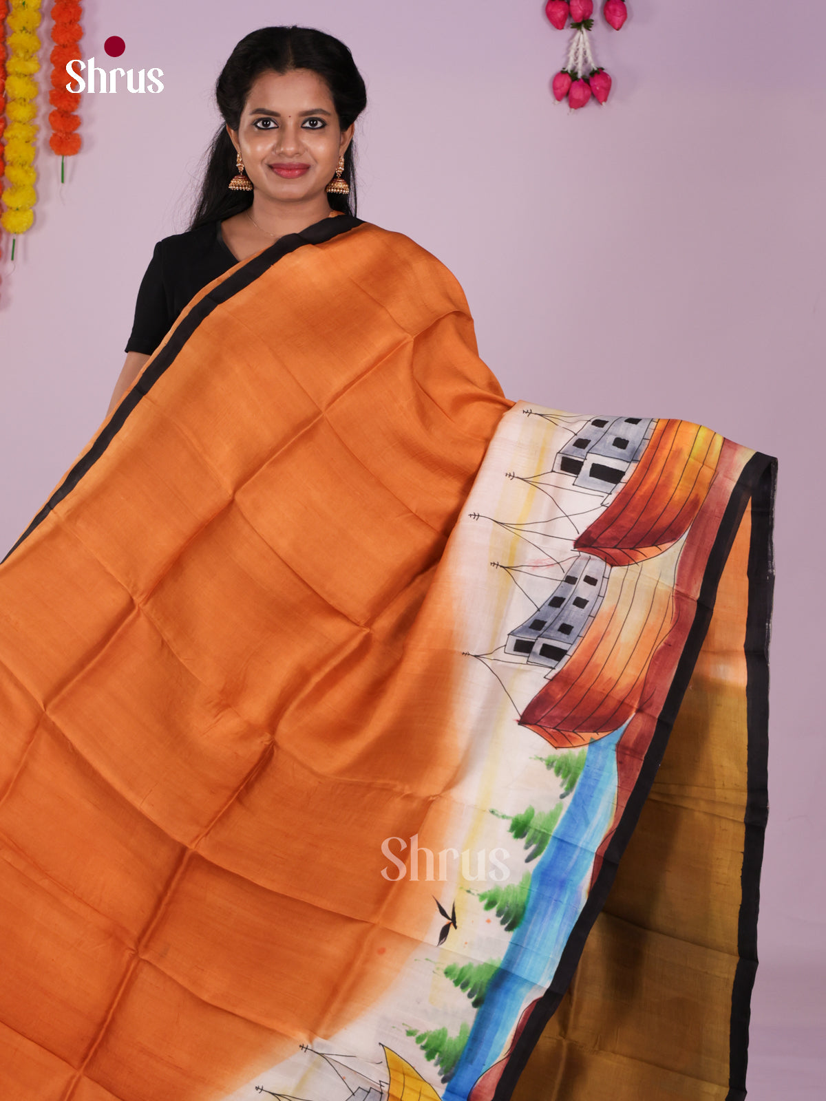 DIS24068 - Tussar Saree - Shop on Shrus.com