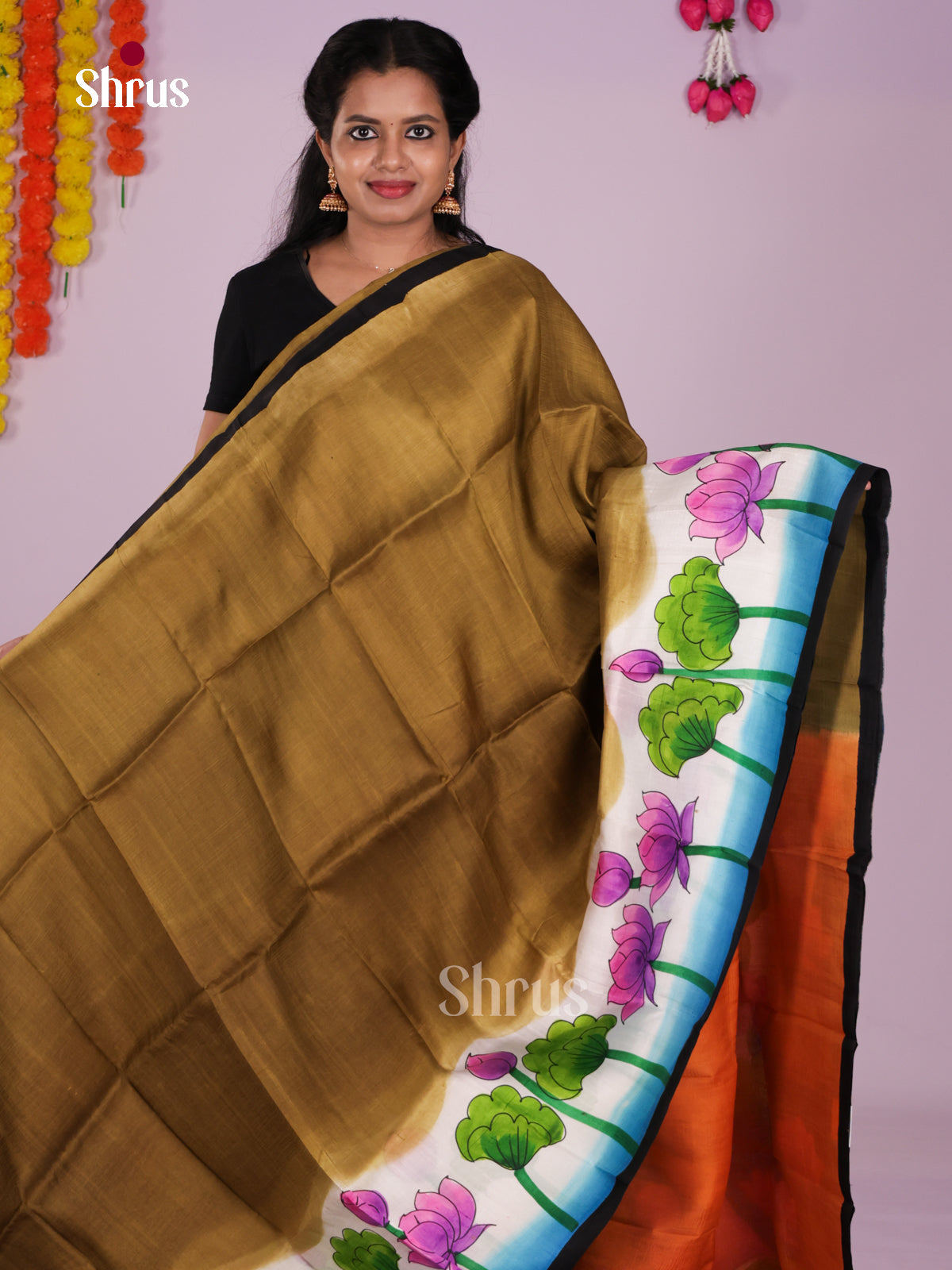 DIS24069 - Tussar Saree - Shop on Shrus.com