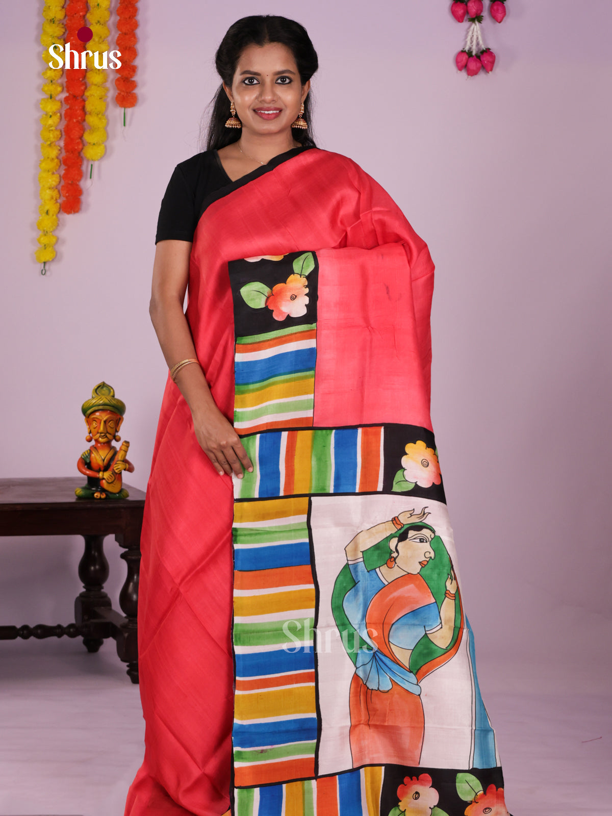 DIS24075 - Tussar Saree - Shop on Shrus.com