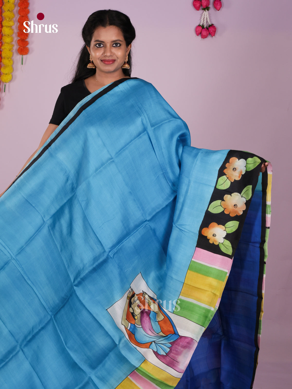 DIS24077 - Tussar Saree - Shop on Shrus.com