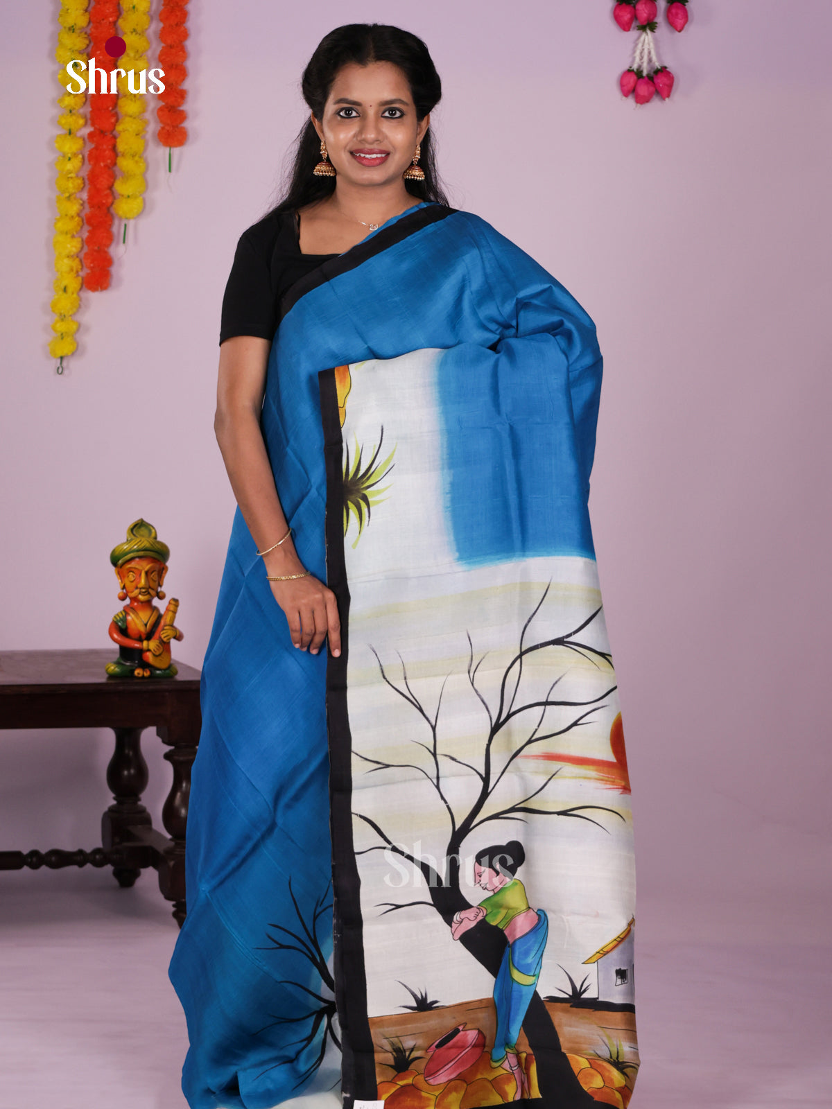 DIS24078 - Tussar Saree - Shop on Shrus.com