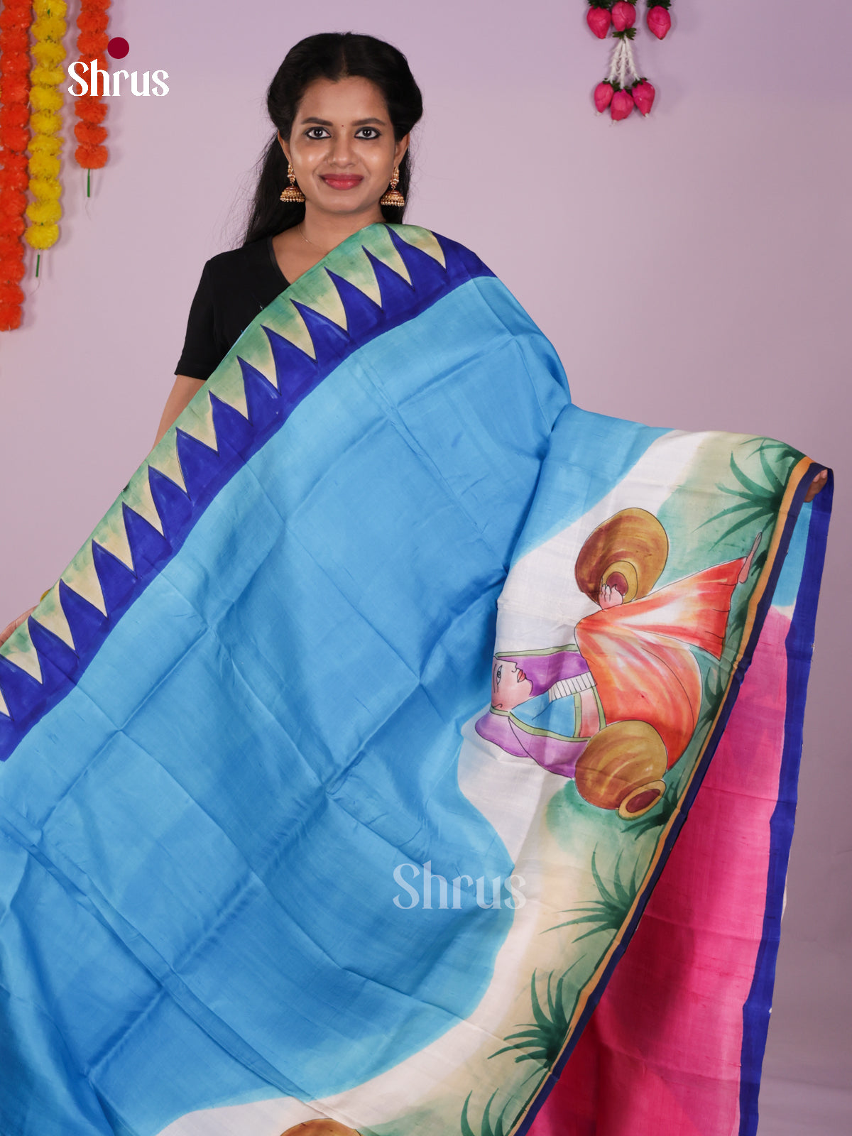DIS24079 - Tussar Saree - Shop on Shrus.com