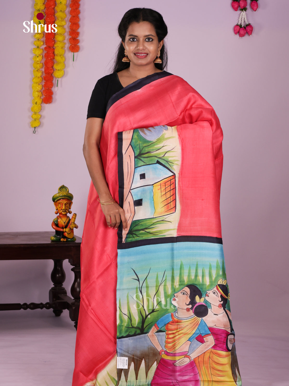 DIS24082 - Tussar Saree - Shop on Shrus.com