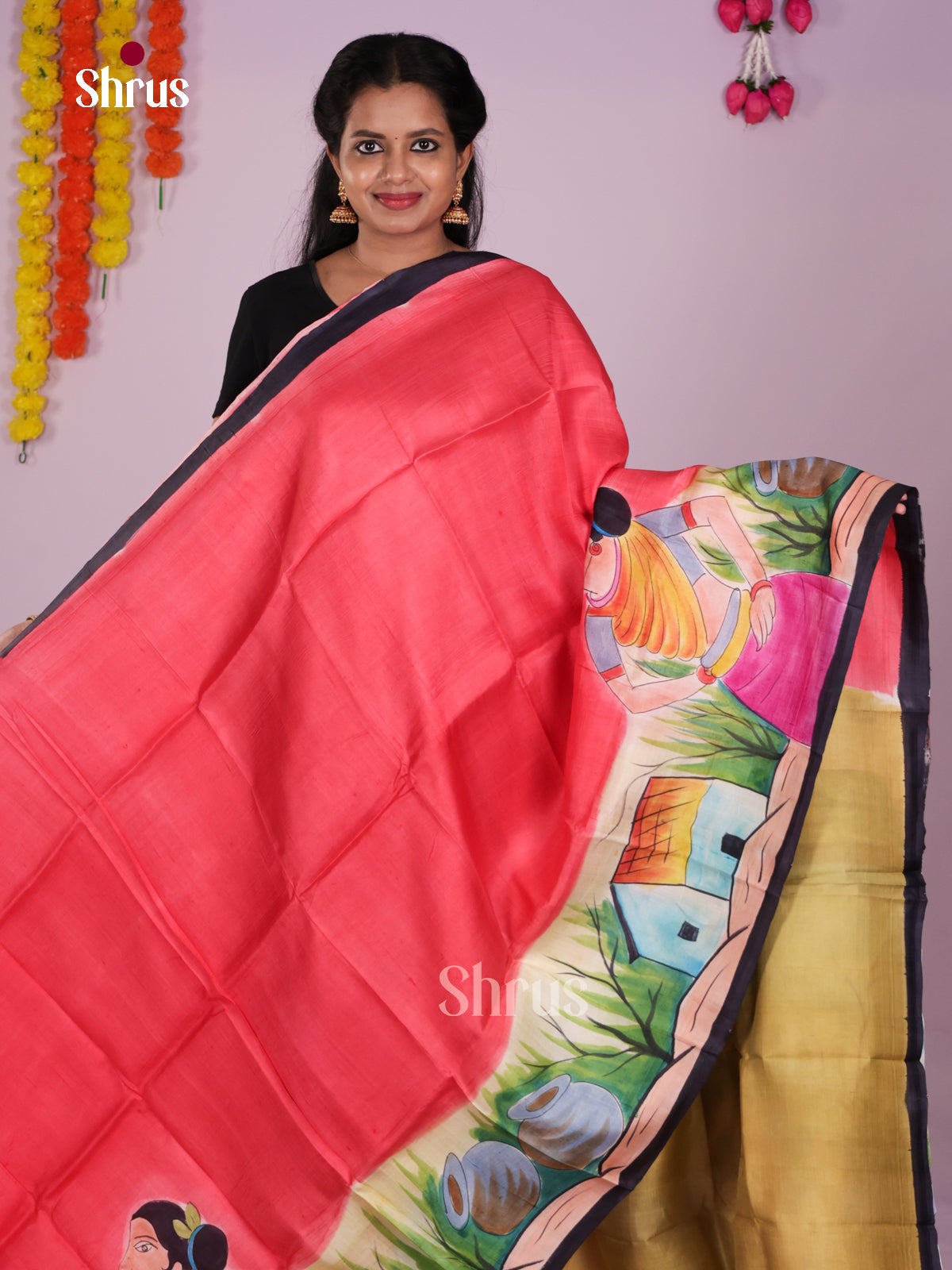 DIS24082 - Tussar Saree - Shop on Shrus.com