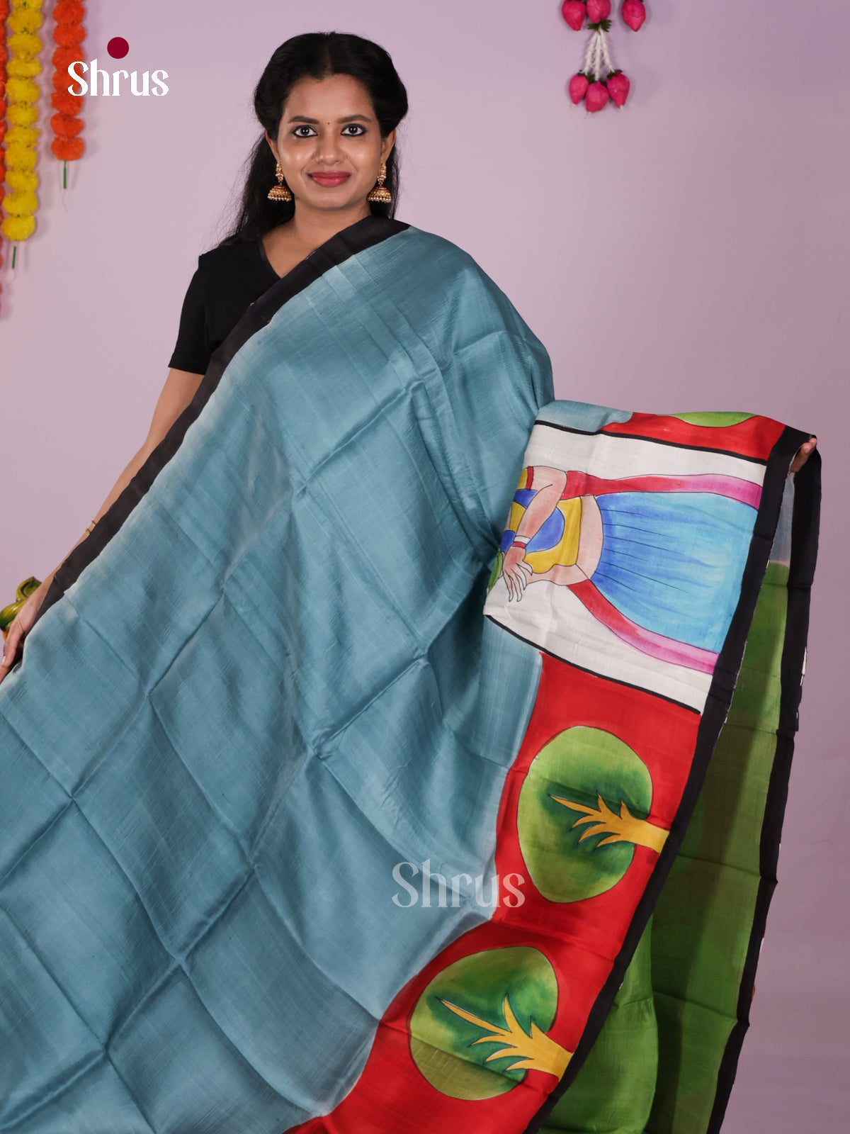 DIS24083 - Tussar Saree - Shop on Shrus.com