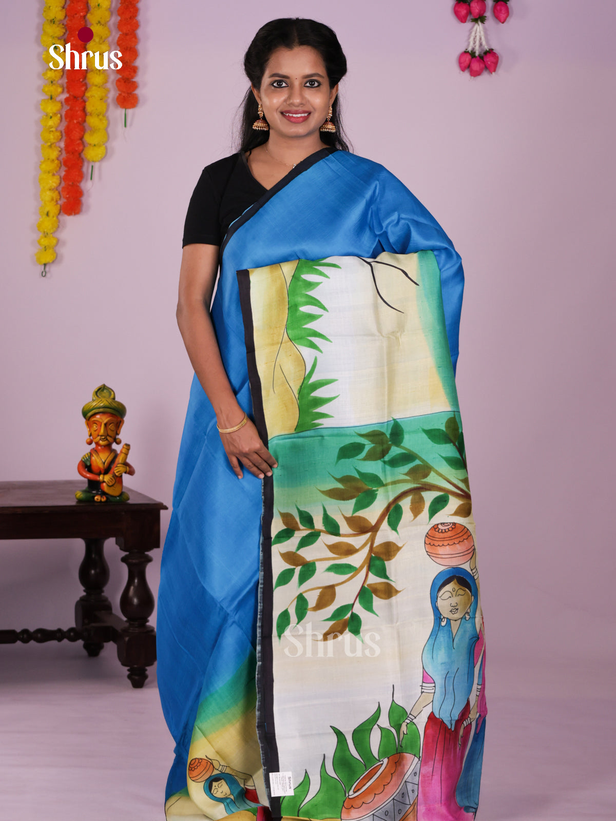 DIS24086 - Tussar Saree - Shop on Shrus.com