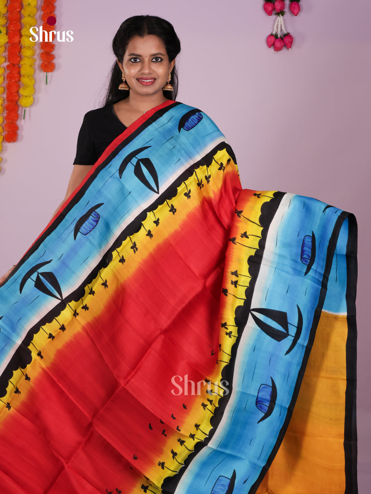 DIS24090 - Tussar Saree - Shop on Shrus.com