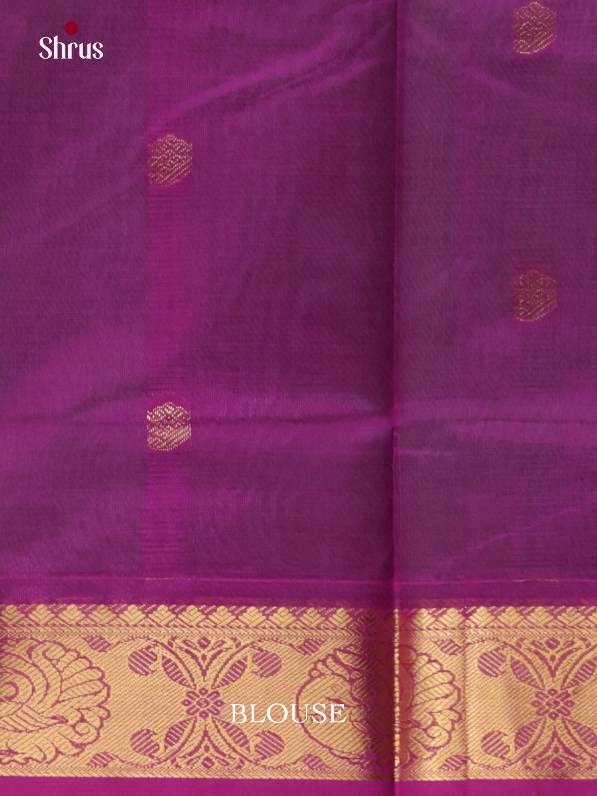 DIS24272 - Silk Cotton Saree - Shop on Shrus.com