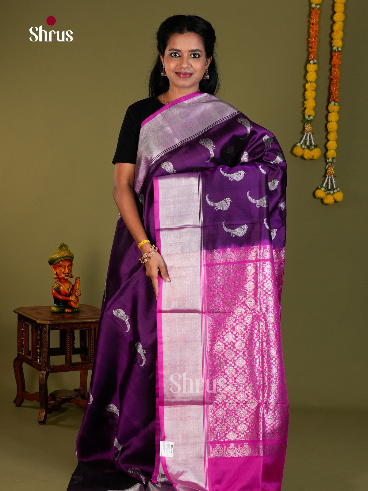 DIS24282 - Venkatagiri silk Saree - Shop on Shrus.com