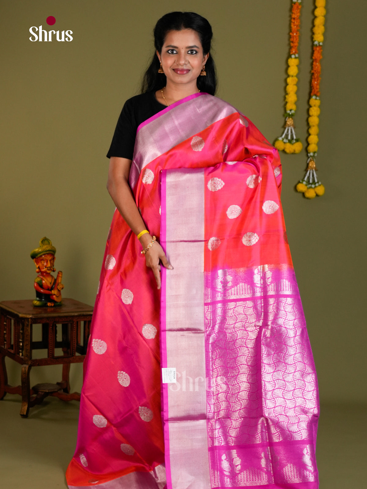 DIS24283 - Venkatagiri silk Saree - Shop on Shrus.com