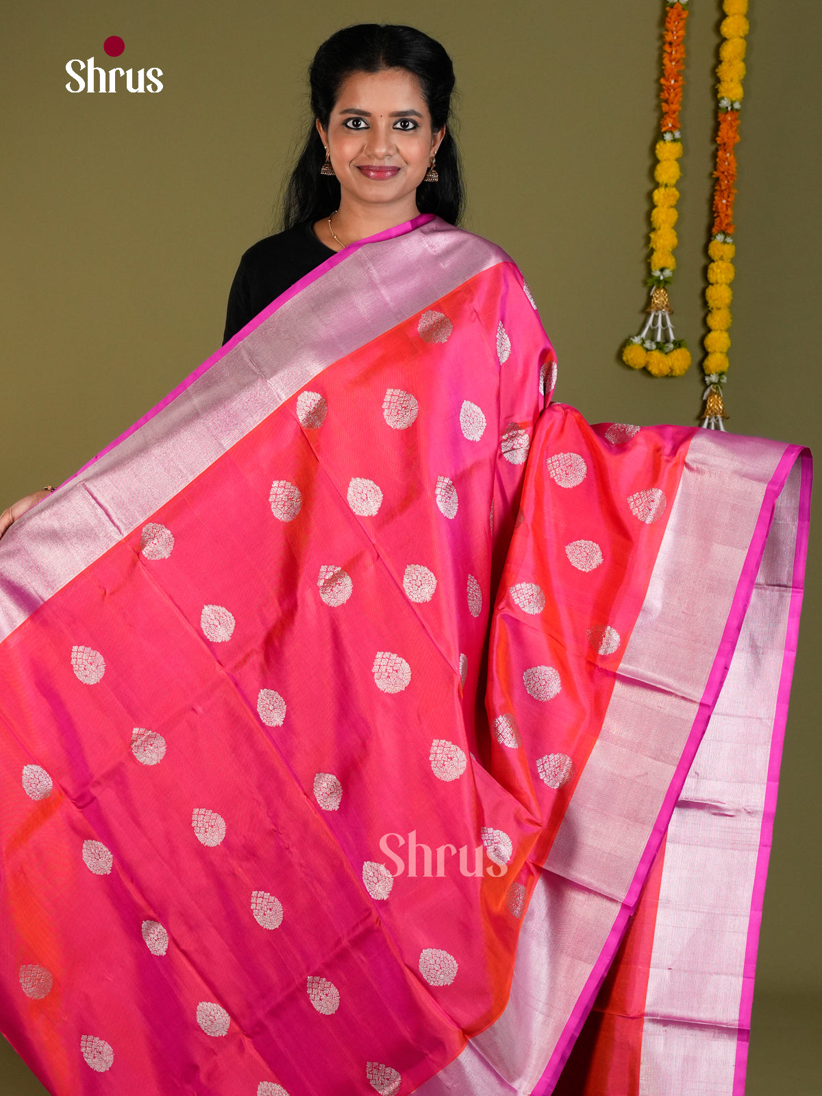 DIS24283 - Venkatagiri silk Saree - Shop on Shrus.com