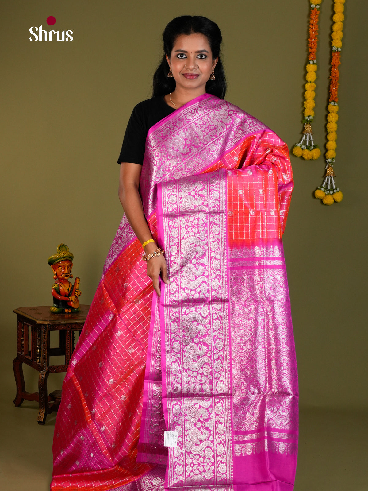 DIS24289 - Venkatagiri silk Saree - Shop on Shrus.com