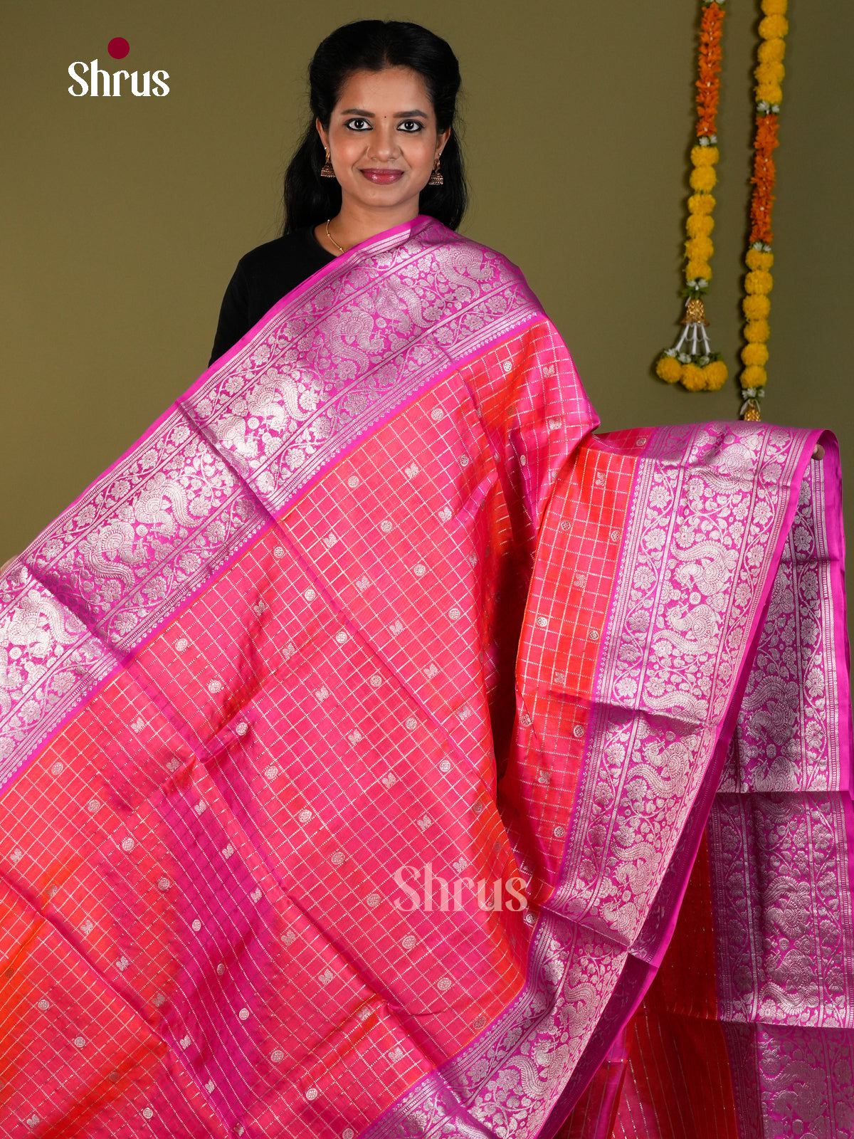 DIS24289 - Venkatagiri silk Saree - Shop on Shrus.com