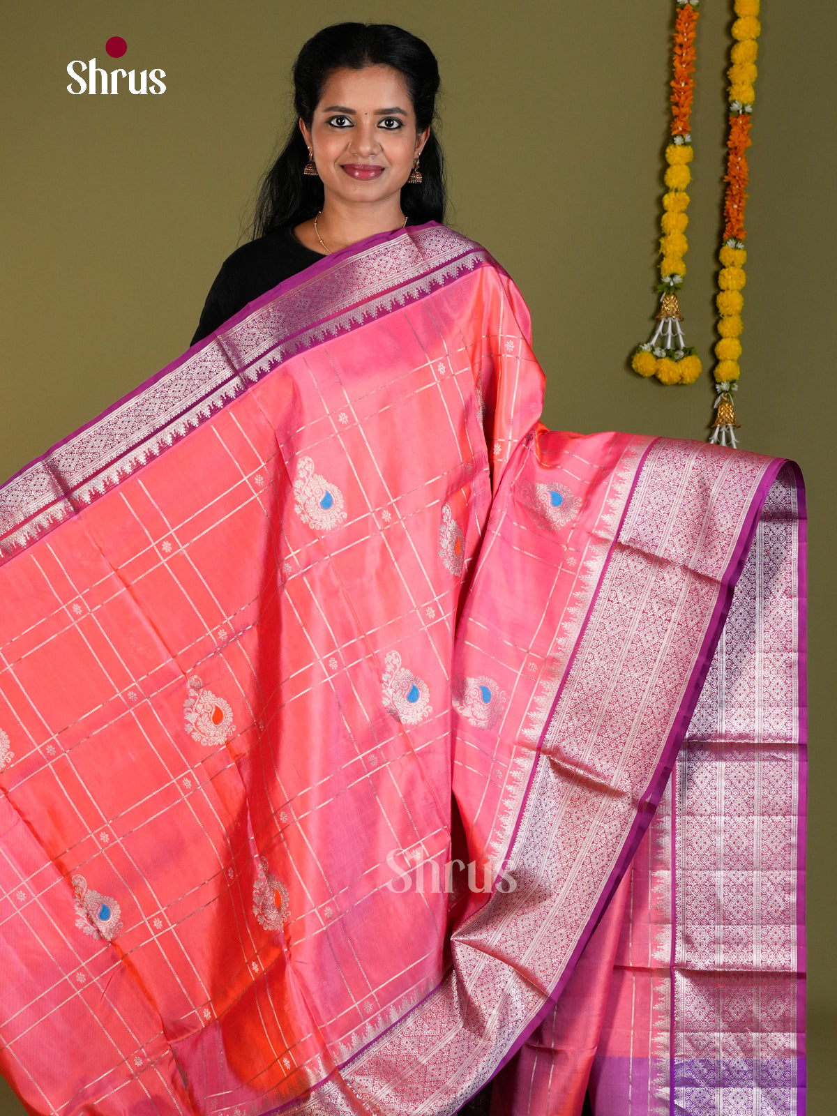 DIS24291 - Venkatagiri silk Saree - Shop on Shrus.com