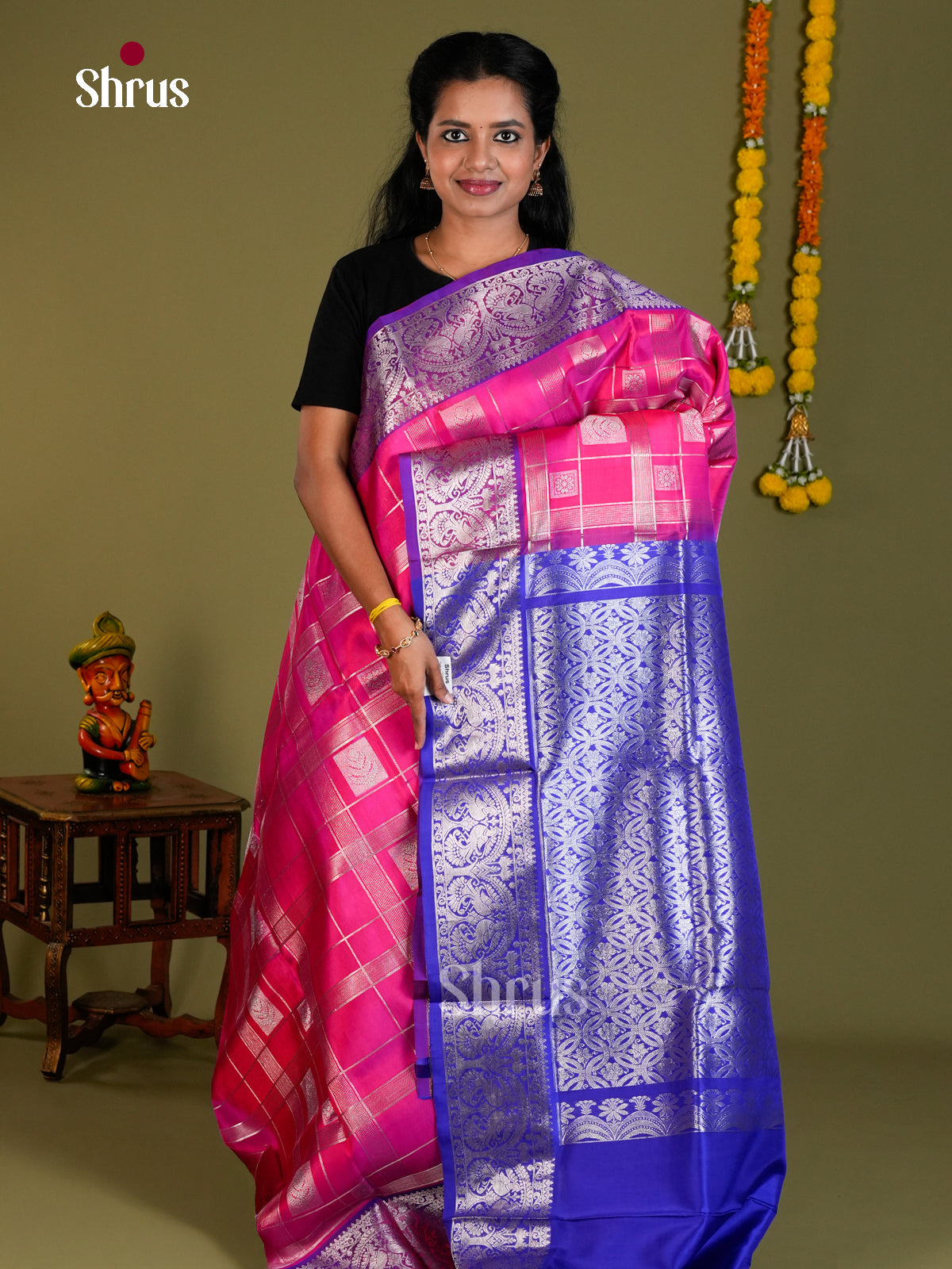 DIS24296 - Venkatagiri silk Saree - Shop on Shrus.com