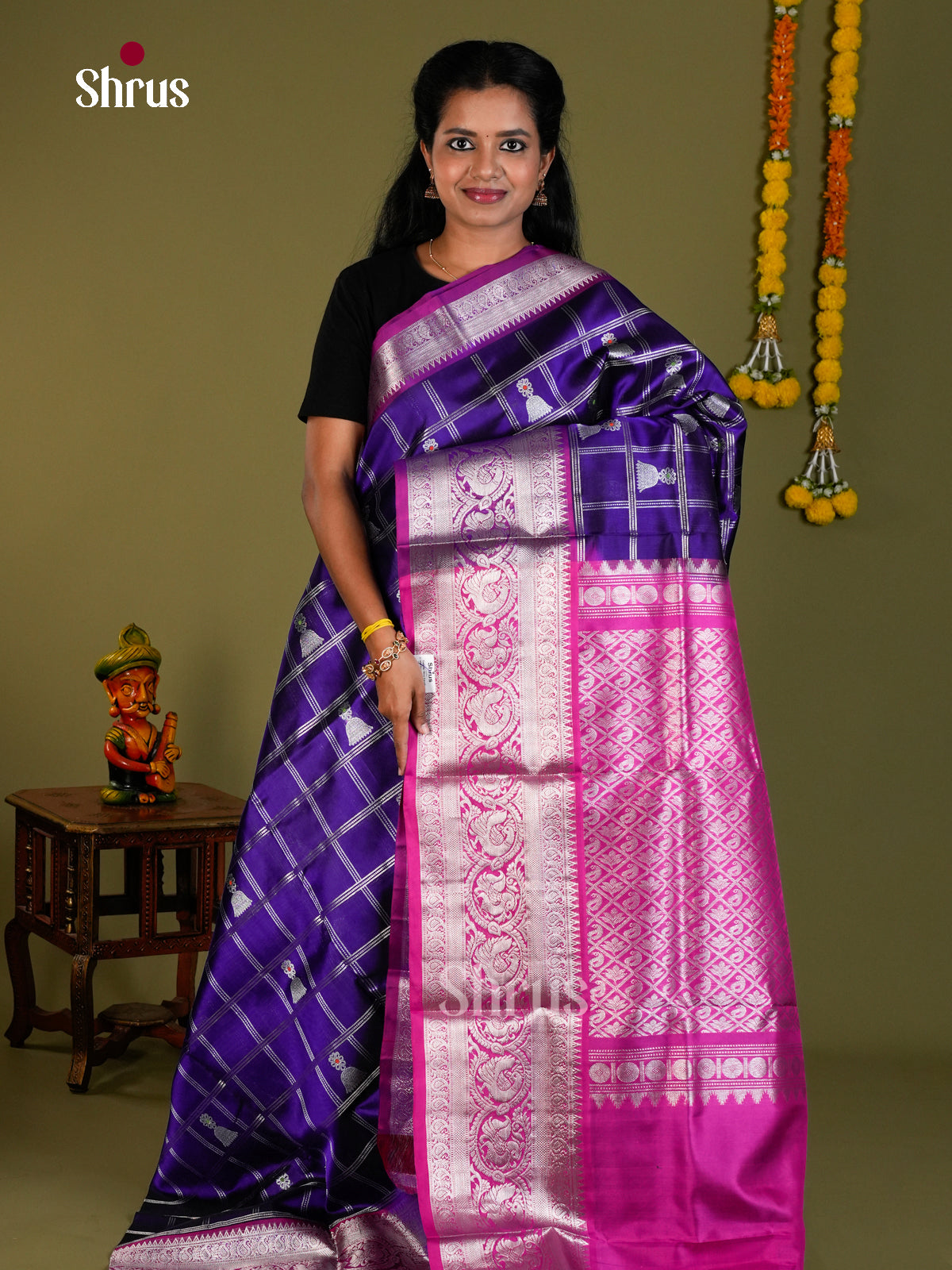 DIS24298 - Venkatagiri silk Saree - Shop on Shrus.com