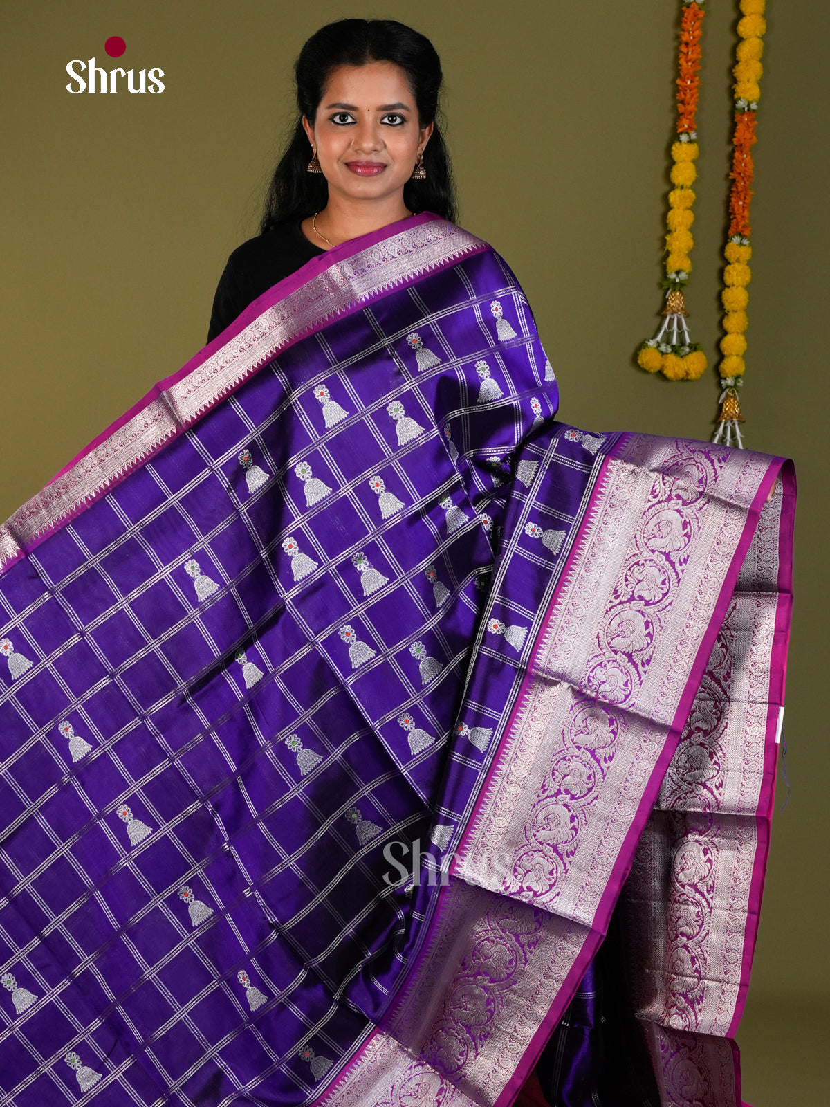 DIS24298 - Venkatagiri silk Saree - Shop on Shrus.com
