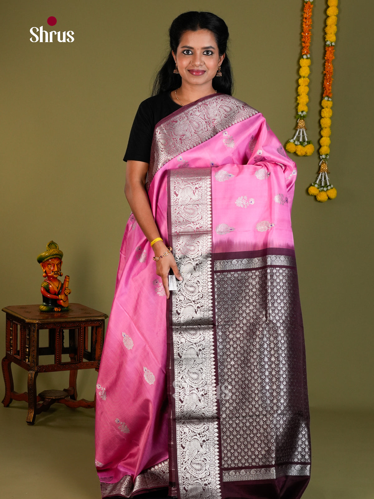 DIS24307 - Venkatagiri silk Saree - Shop on Shrus.com