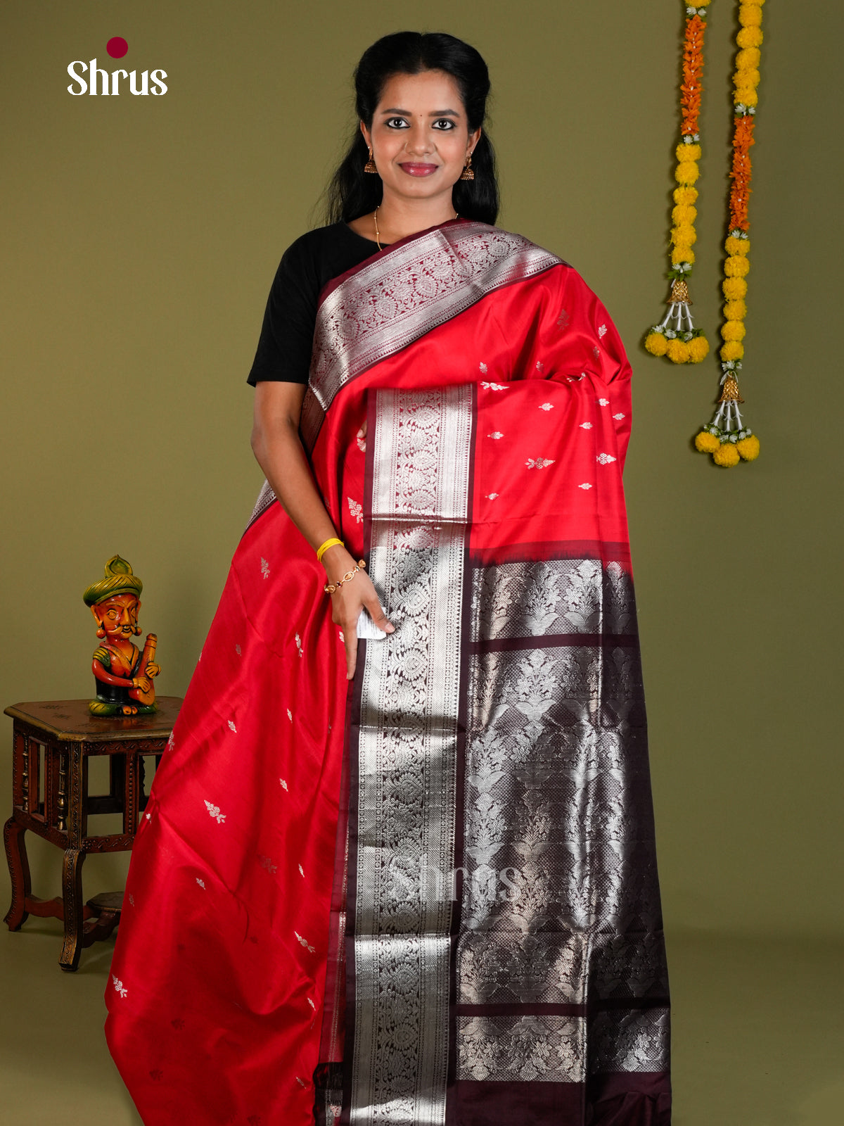 DIS24308 - Venkatagiri silk Saree - Shop on Shrus.com