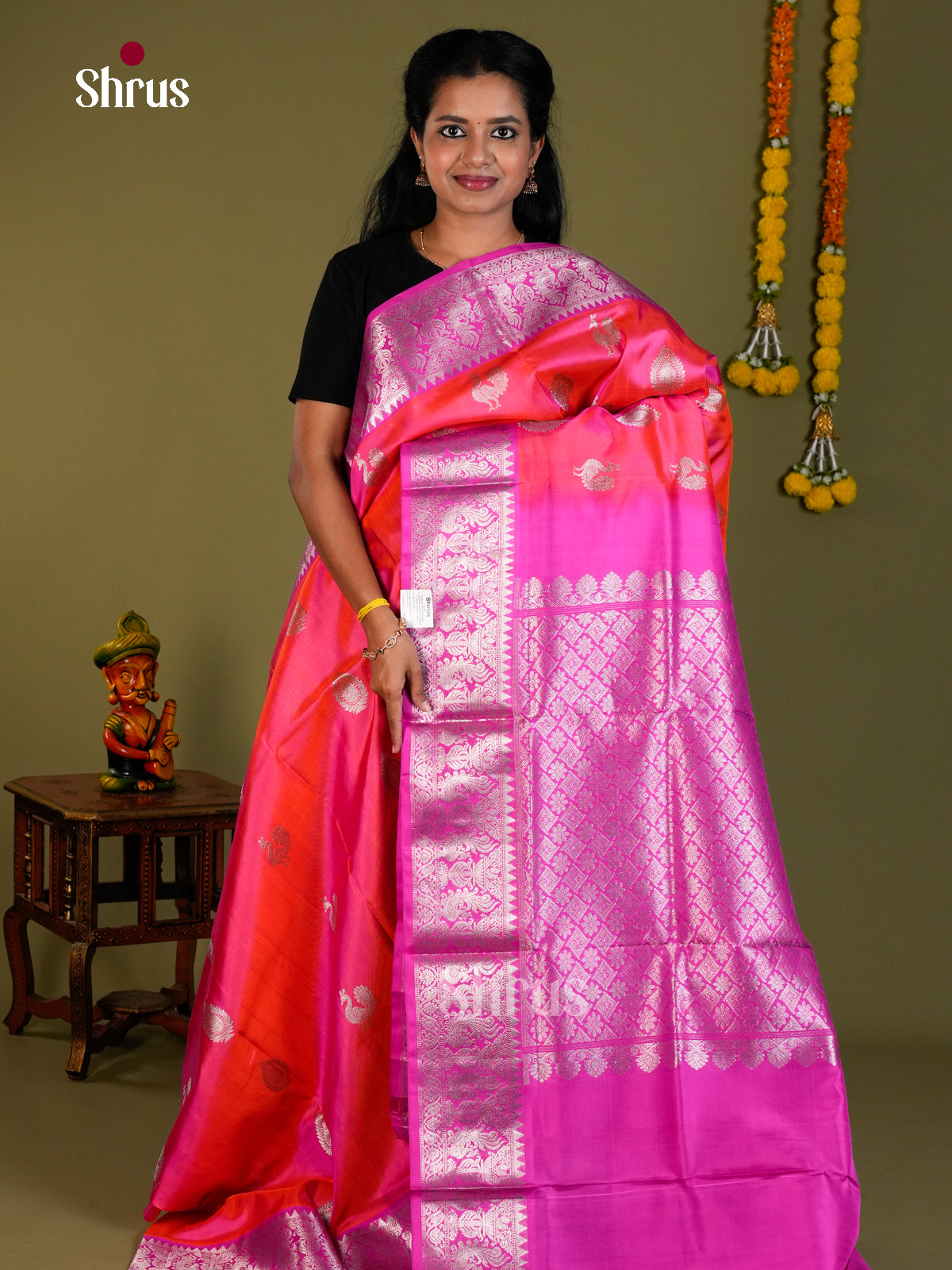 DIS24324 - Venkatagiri silk Saree - Shop on Shrus.com