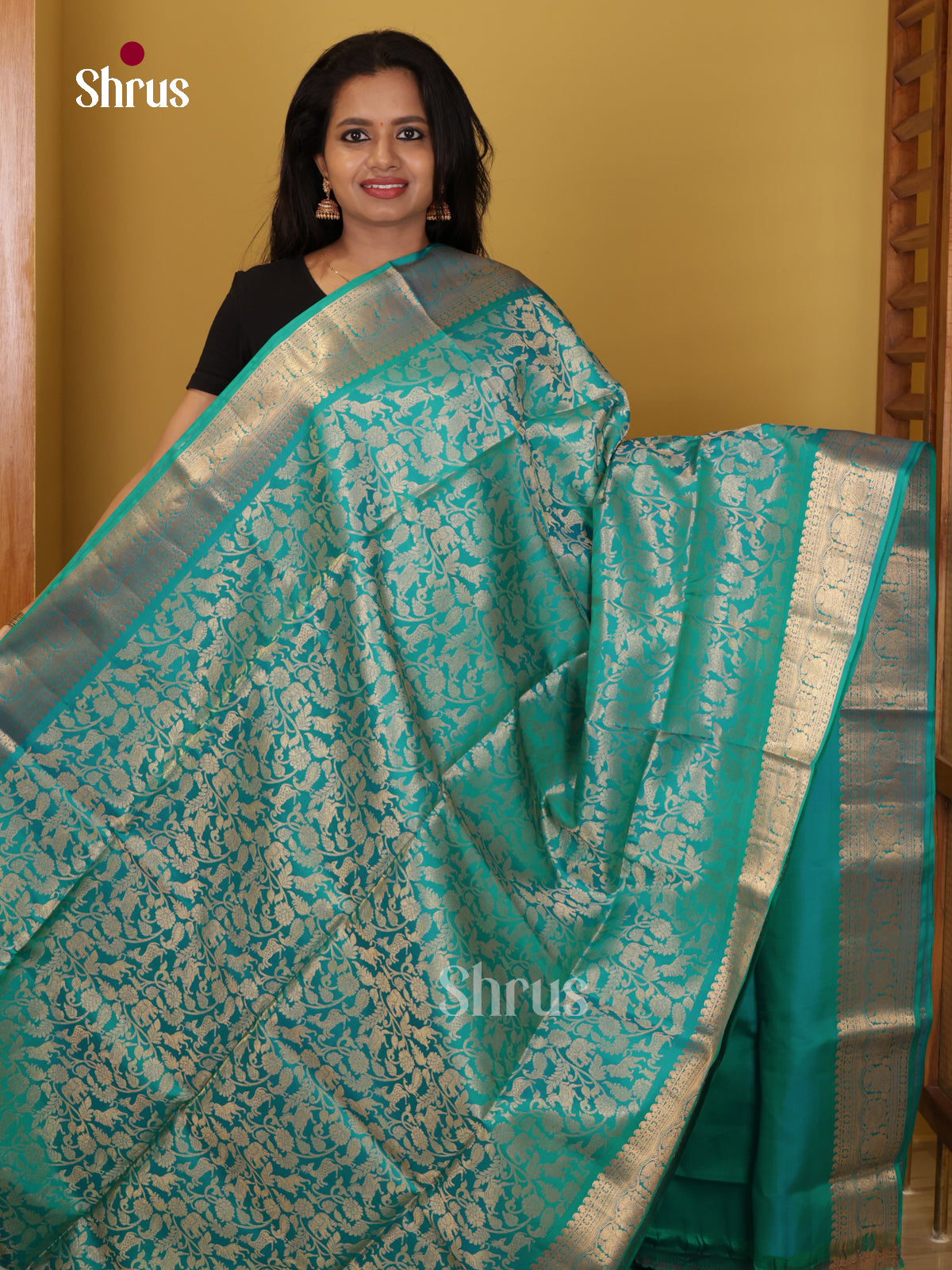 DIS24350 - Soft Silk (HR) Saree - Shop on Shrus.com