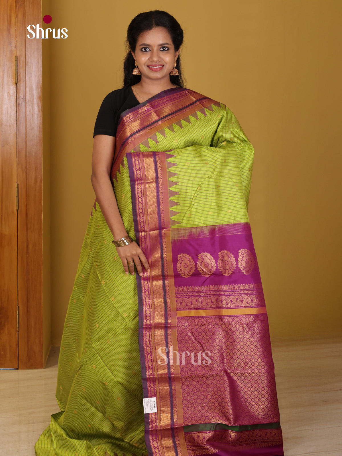 DIS24714 - Gadwal silk Saree