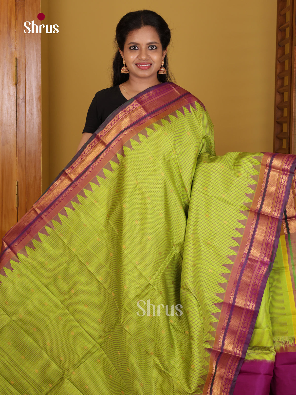 DIS24714 - Gadwal silk Saree