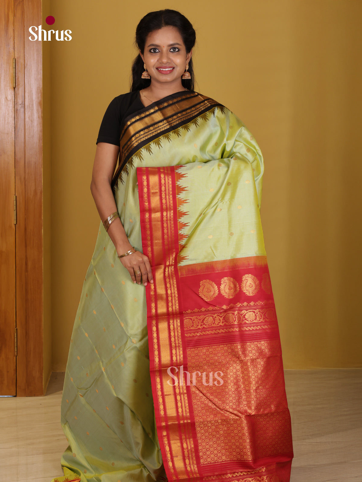 DIS24729 - Gadwal silk Saree