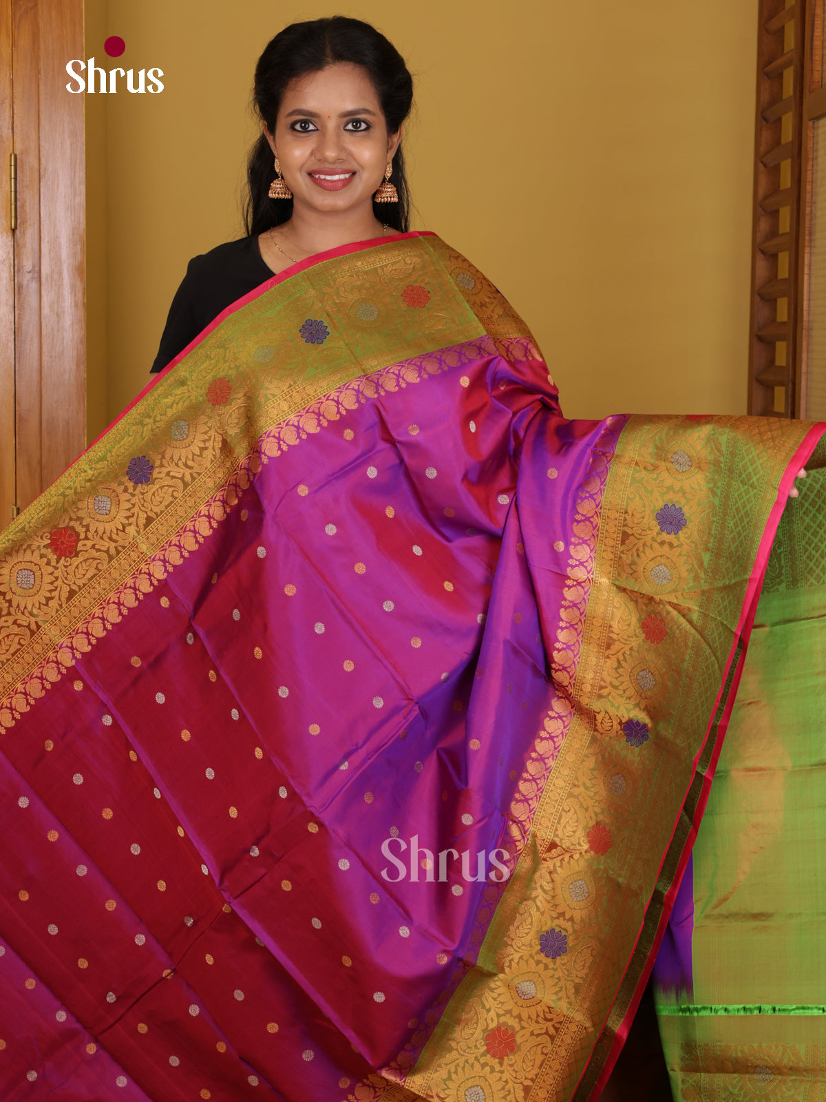 DIS24745 - Gadwal silk Saree