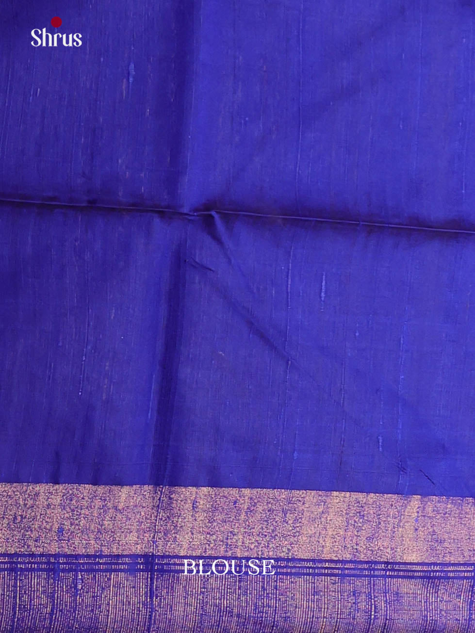 Pink & Blue - Raw Silk Saree