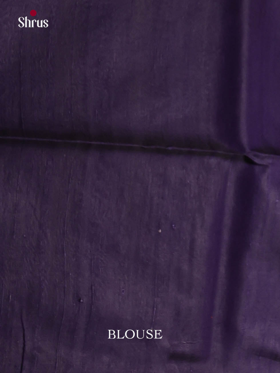 Red & Blue - Raw Silk Saree