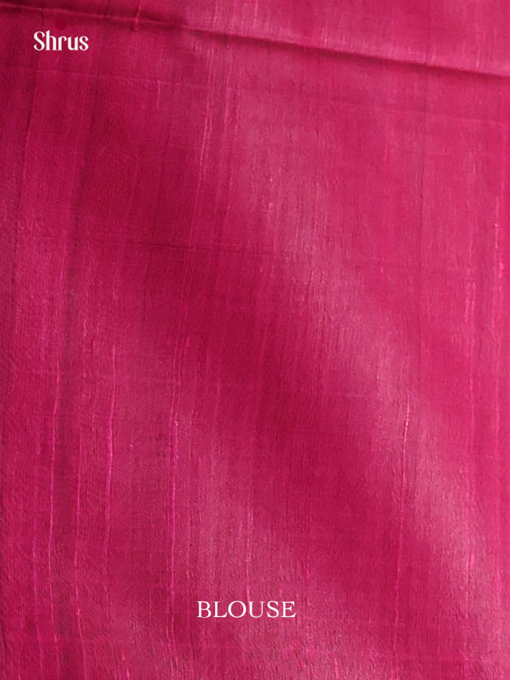 Violet & Majenta- Raw Silk Saree