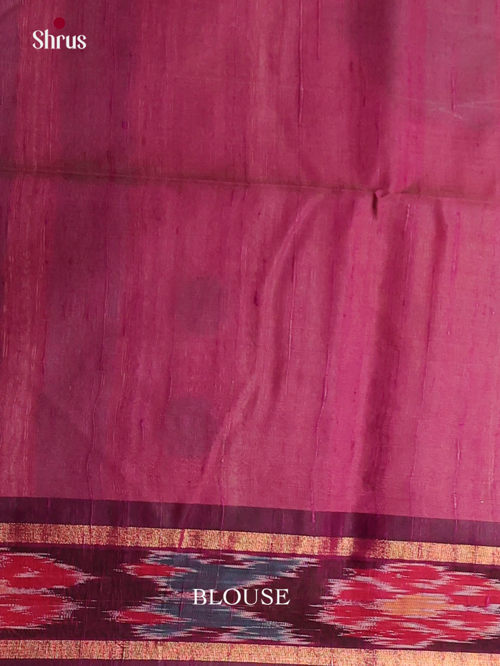 Peach & Purple- Raw Silk Saree