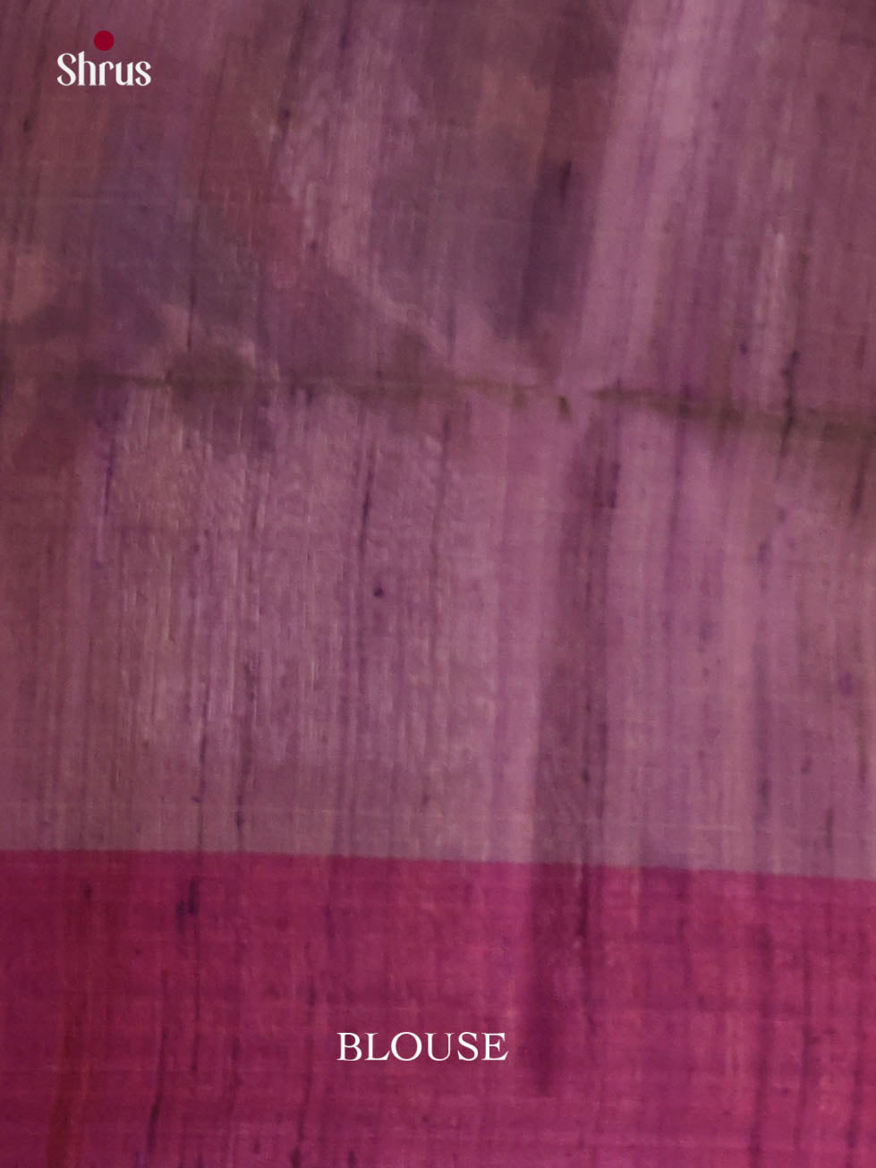 Mild Lavender & Purple - Raw Silk Saree