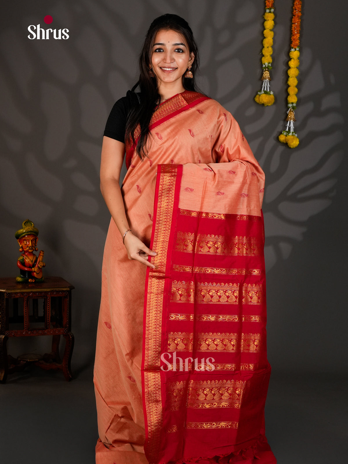 DIS25165 - Kalyani Cotton Saree - Shop on Shrus.com