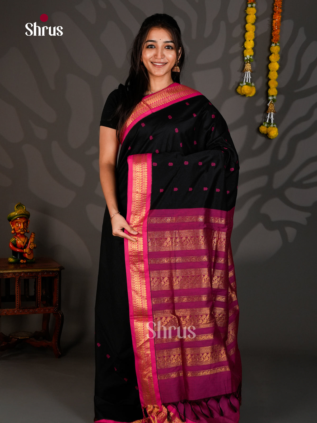 DIS25184 - Kalyani Cotton Saree - Shop on Shrus.com