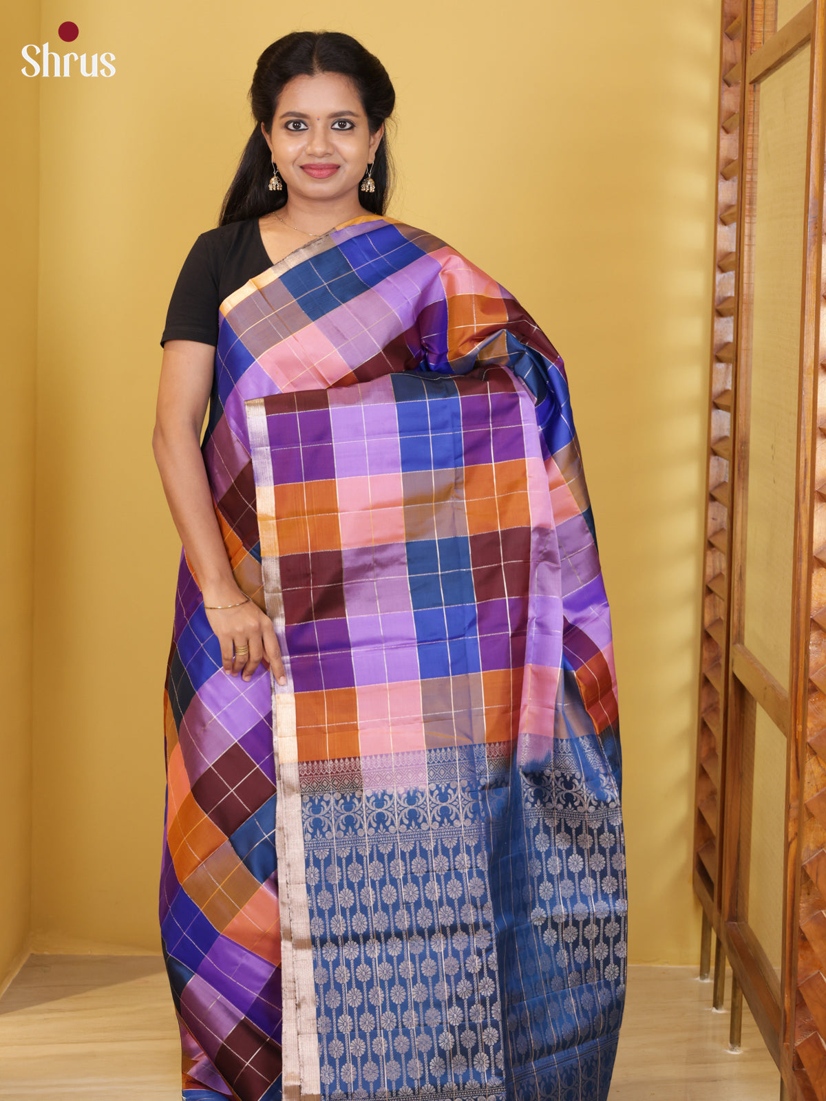 DIS25361 - Soft Silk (HR) Saree - Shop on Shrus.com