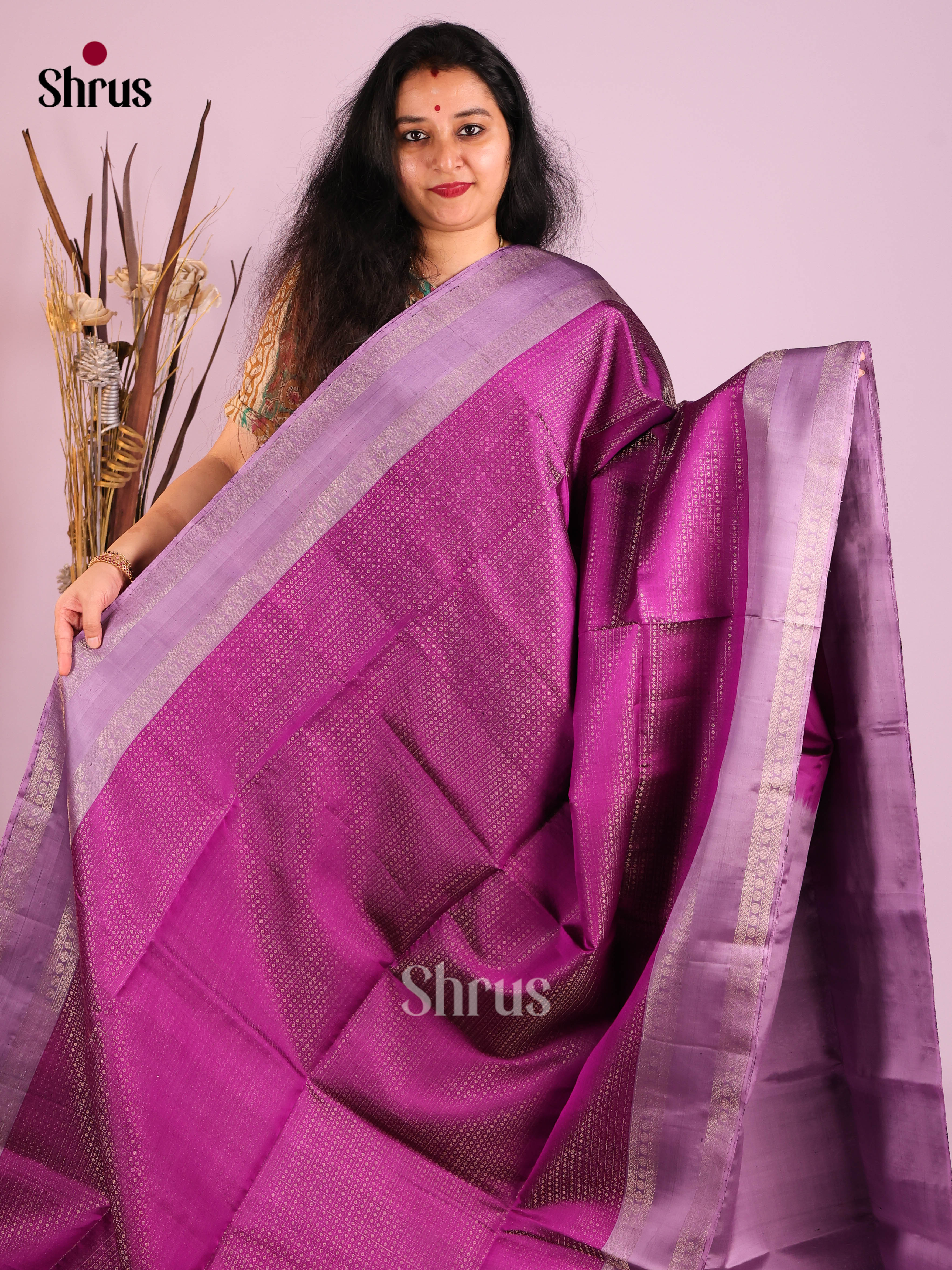 DIS25362 - Soft Silk (HR) Saree - Shop on Shrus.com