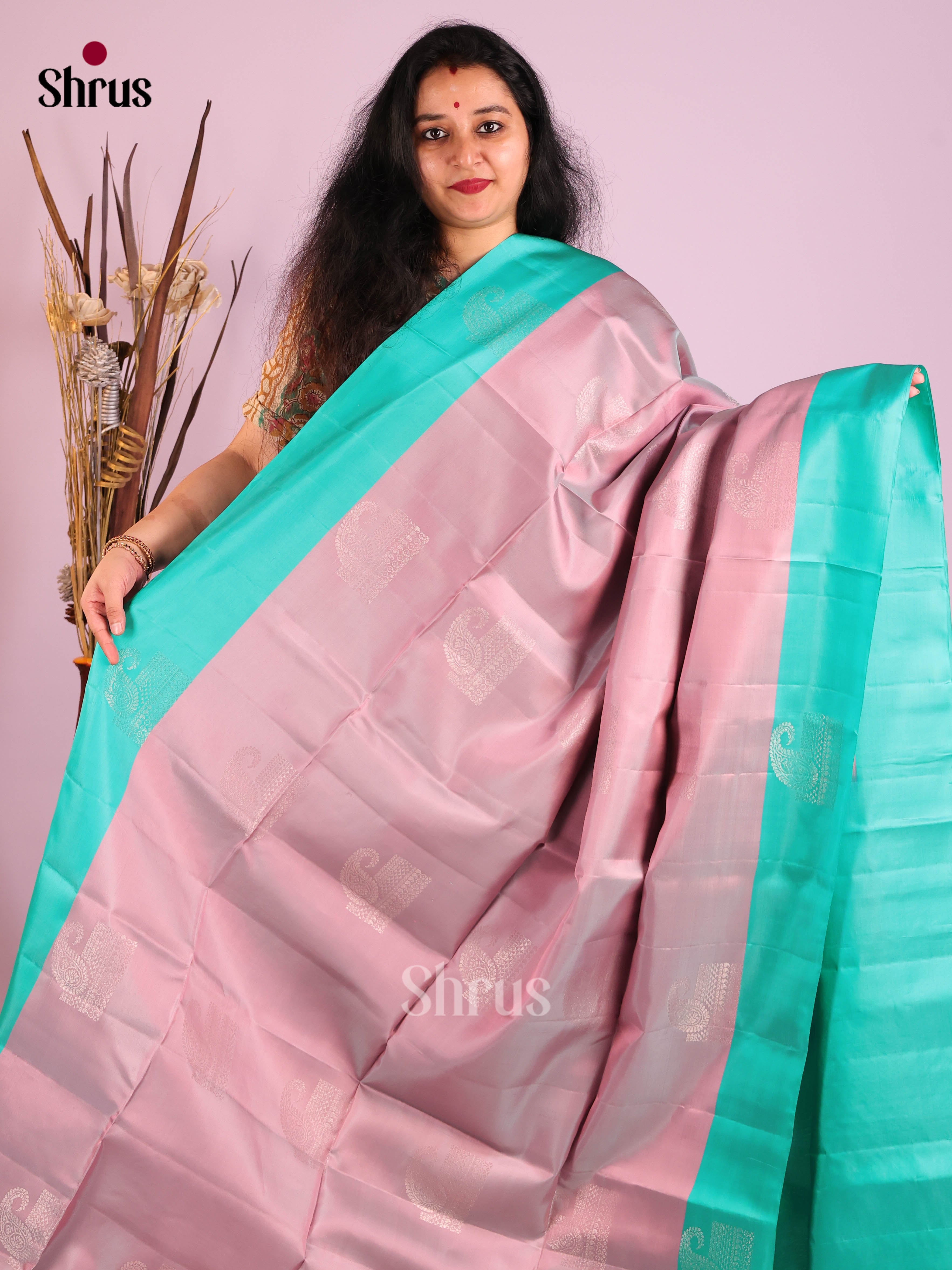 DIS25378 - Softsilk-halfpure Saree - Shop on Shrus.com