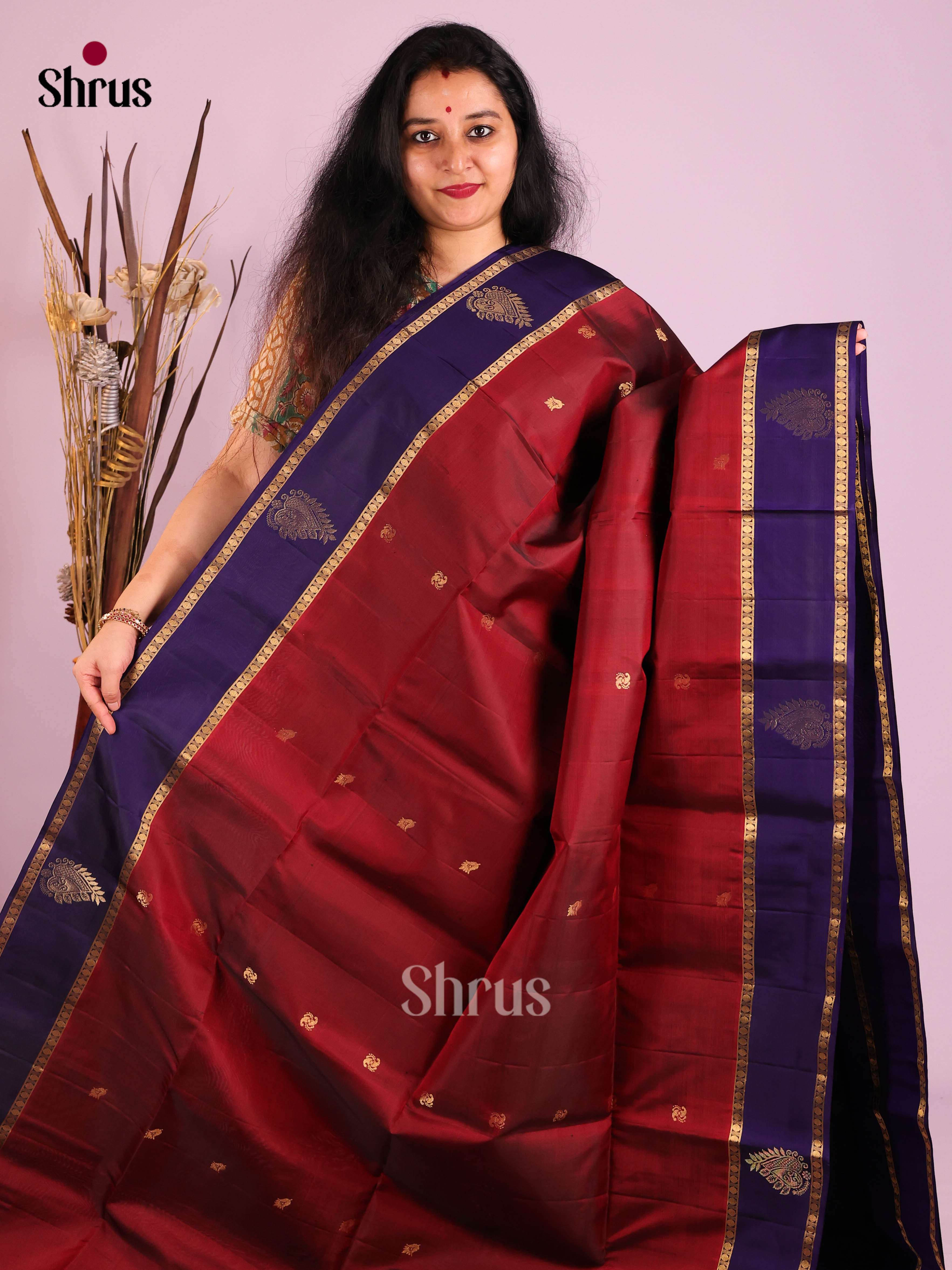 DIS25397 - Soft Silk (HR) Saree - Shop on Shrus.com