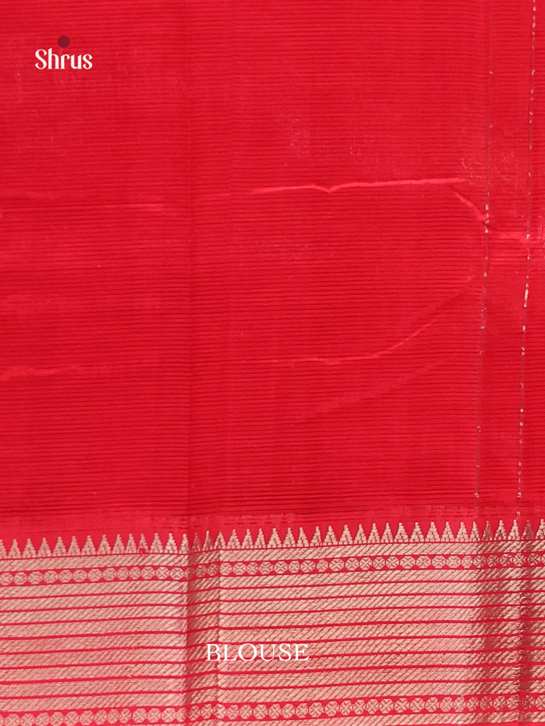 Red(Single Tone) - Mangalagiri silkcotton Saree