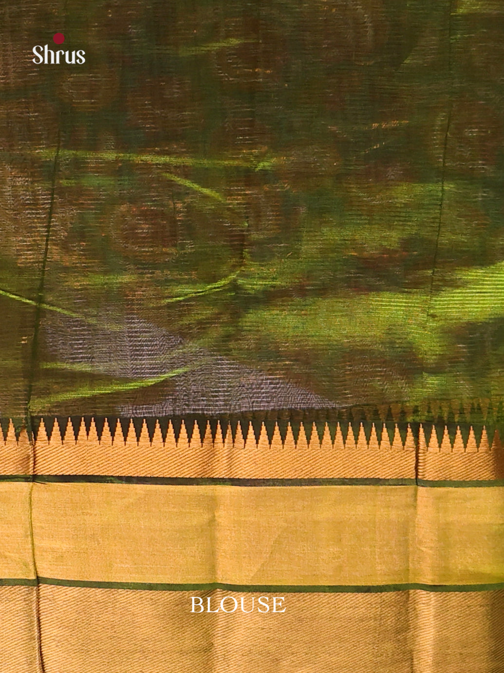 Green(Single Tone) - Mangalagiri silkcotton Saree