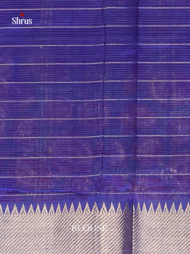 Blue(Single Tone) - Mangalagiri silkcotton Saree