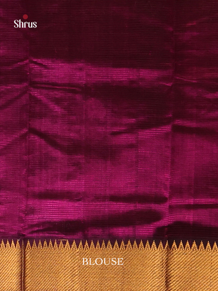 Purple(Single Tone) - Mangalagiri silkcotton Saree