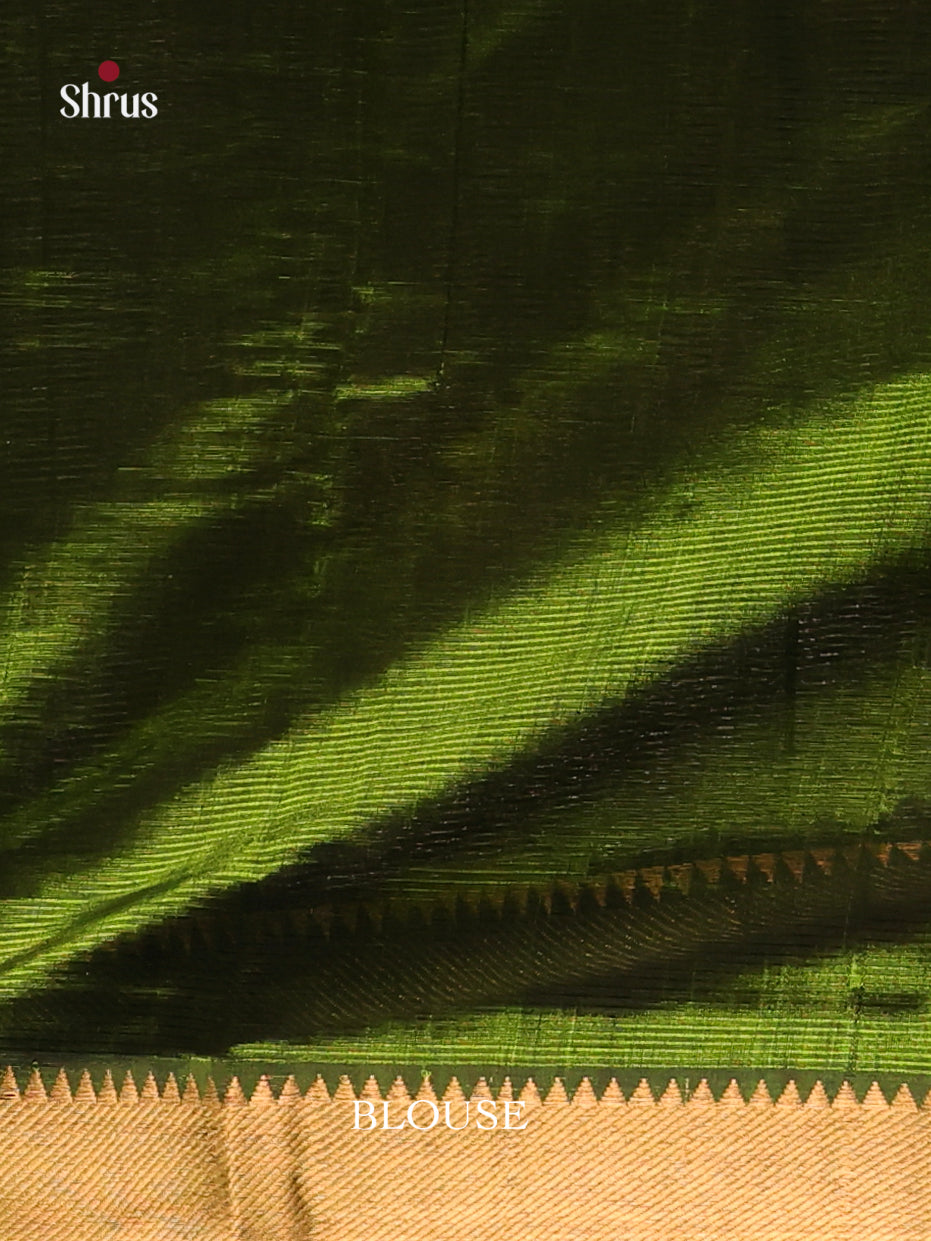 Green(single Tone) - Mangalagiri silkcotton Saree
