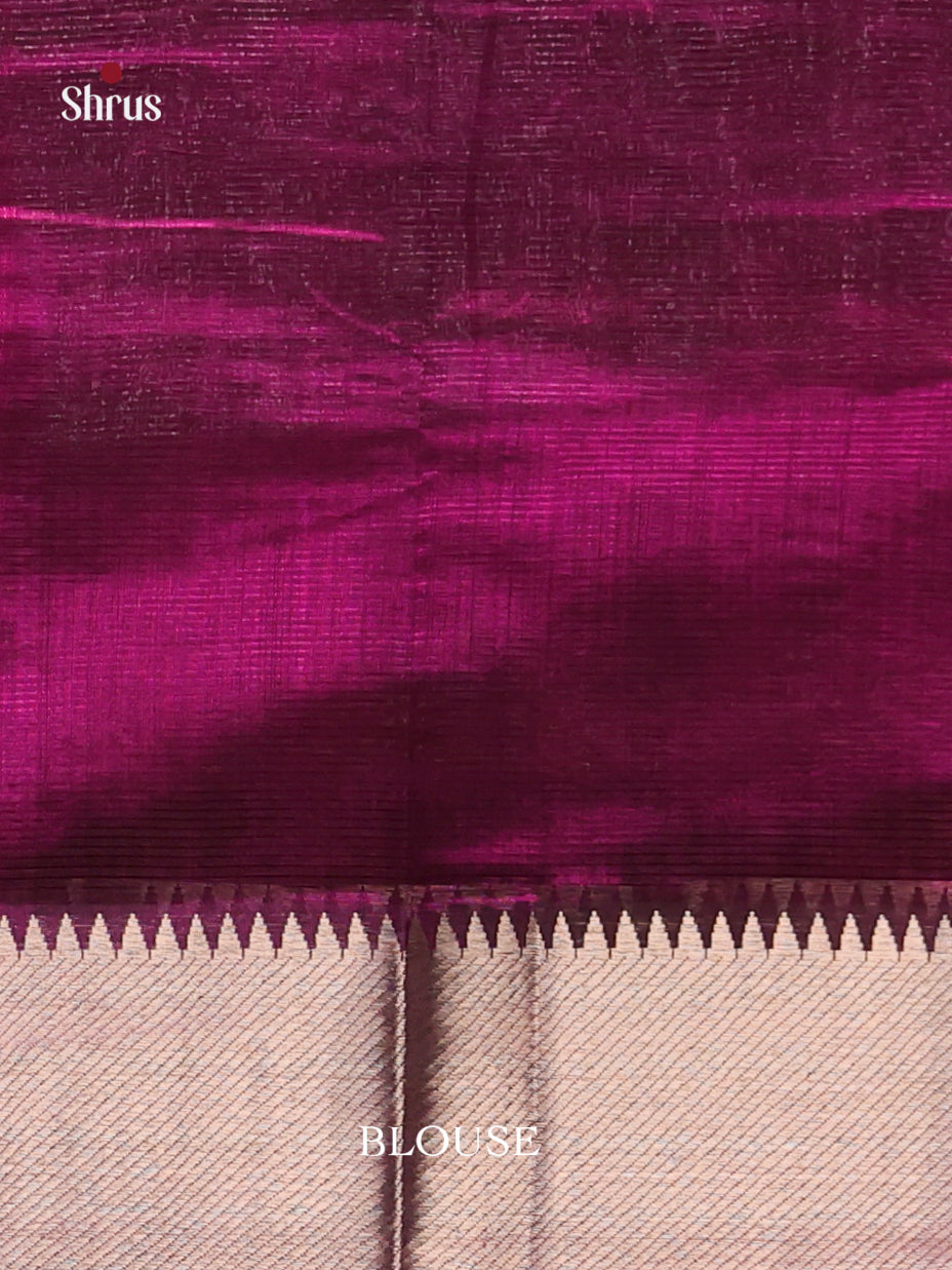 Purple(Single Tone) - Mangalagiri silkcotton Saree