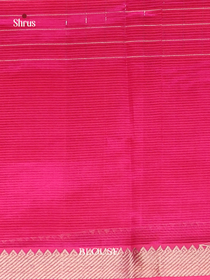 Pink(Single Tone) - Mangalagiri silkcotton Saree
