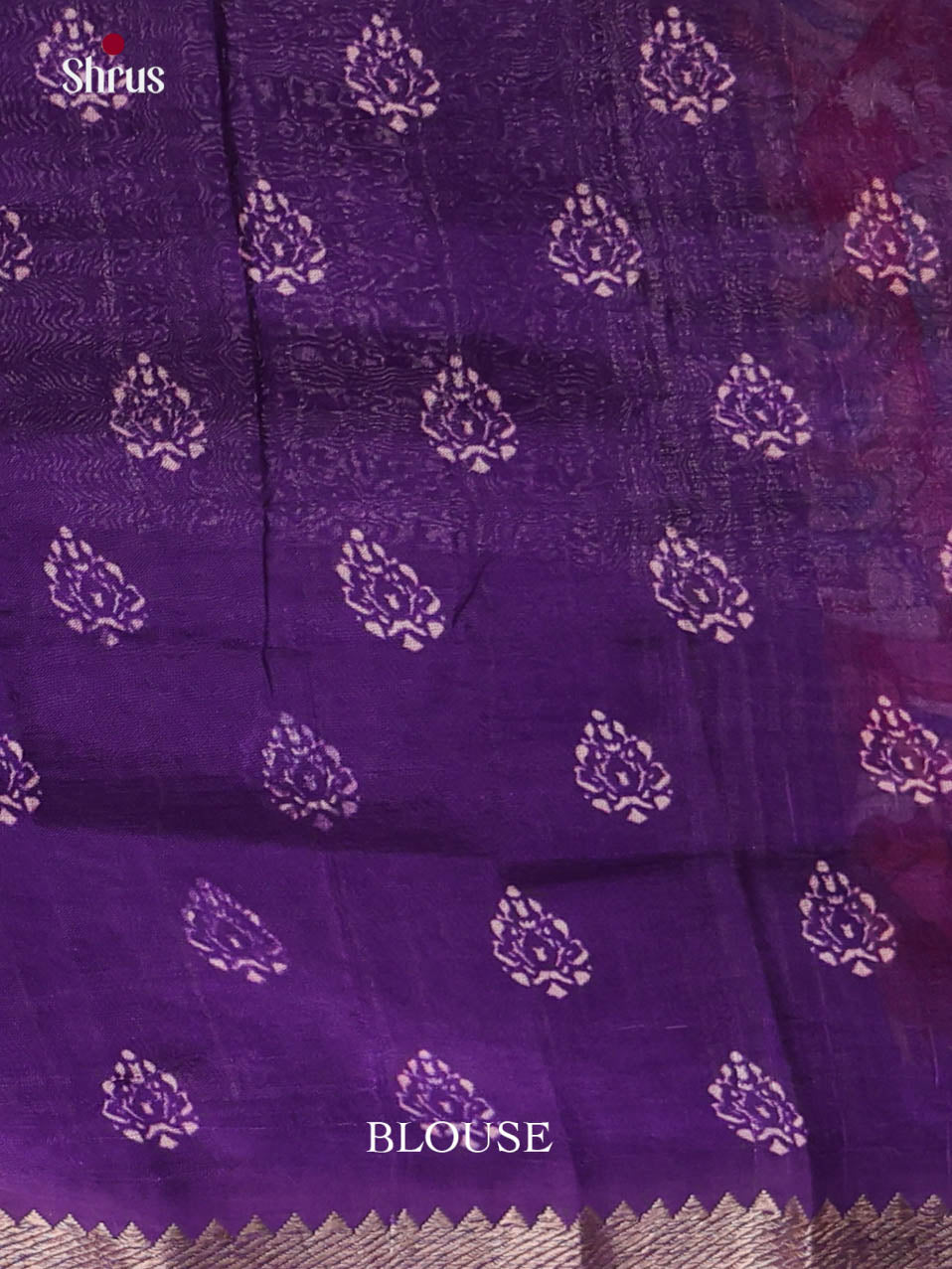 DIS26360 - Mangalagiri printed silkcotton Saree - Shop on Shrus.com